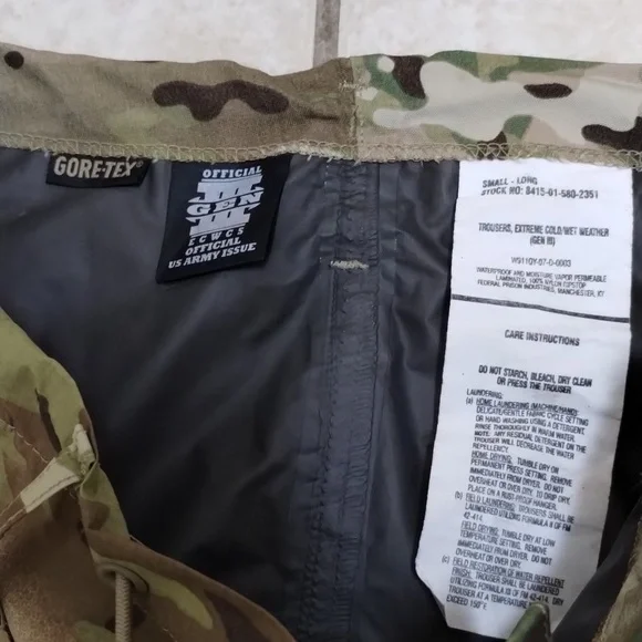 USGI ECWCS Gen III Multicam OCP Level Goretex extreme wet cold